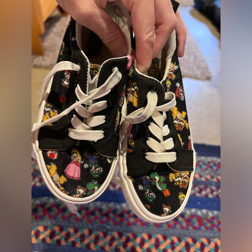 Mario Little Boys Sneakers